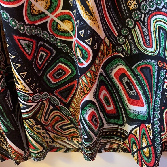 Funky patterned short sleeve dress NWT 3XL - Picture 3 of 5